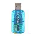 Звуковая карта USB 2.0 - Audio + микрофон 3D OEM 