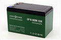 Аккумулятор тяговый 12V 12 Ah LogicPower LP 6-DZM-12 2024 год, (клеммы под пайку), 10x10x15см 