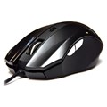 Мышь DeTech DE-5040G Rubber Shiny Black, USB 