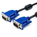 Кабель VGA 3m Atcom DE-15Hd 1080P 3+9 с 2-я ферритовыми кольцами, Blue/Black