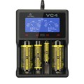 Зарядное устройство от 220V/USB, XTAR VC4, Ni-Cd/Ni-Mh/Li-Ion, LCD индикатор, Box