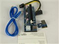Райзер Дополнительный модуль питания для видеокарты Riser PCI-Ex x1 to x16, 6-pin, Version 006, USB 0,6 м