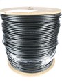 Кабель витая пара UTP 4x2x0,50mm биметалл AtCom КНП Cat. 5e 305м (бухта) для наружной прокладки