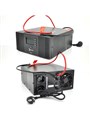 ИБП RITAR RTSWrl-600 (420Вт), ток заряда 10/ 20A с правильной синусоидой ИБП для котлов отопления (360*330*230) 9,6 кг (290*255*120) под внешний аккумулятор