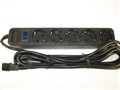 Сетевой фильтр Merlion B545 black (4,5 m) UPS (10A)