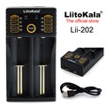 Зарядное устройство, Powerbank, от USB, Liitokala Lii-202, Ni-Mh/Li-ion/Li-Fe/LiFePO4, LED, Box