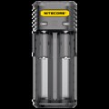 Зарядное устройство от 12V, Nitecore Q2 Black, 2 канала, Li-Ion/IMR 2A max, LED, Blister