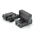 Удлинитель VGA сигнала активный до 100m по витой паре Cat5e/6e, 1080P, Black, BOX 