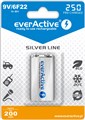 Аккумулятор 6F22/6LR61/6HR61 (крона) everActive EVHRL22-250, 8.4V, 250mAh, LSD Ni-MH, Blister