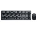 Клавиатура и мышь беспроводные REAL-EL Standard 555 Kit Wireless, black, USB