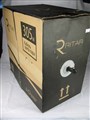 Кабель витая пара UTP 4x2x0,51mm биметалл Ritar КНПп 305м (бухта) для наружной прокладки с проволкой изоляция ПВХ, для нар. работ с проволкой, Black, Corton BOX (450x450x500)