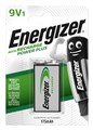 Аккумулятор 6F22/6LR61/6HR61 (крона) 9V Energizer Recharge Power Plus, 175mAh, LSD Ni-MH, блистер 1шт