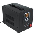 Стабилизатор LogicPower LPT-1500RD BLACK (1050W) 1500VA, 140~260V AC 50/60Hz, корректировка -релейный тип, Прогрессивный стабилизатор, цифровая индикация, защита от короткого