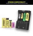 Зарядное устройство от 220V/12V, Liitokala Lii-600, 4 канала, Ni-Mh/Li-ion, Test, LCD, Box