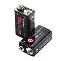 Аккумулятор 6F22 (крона), Soshine Ni-9.6V-260, 9.6V, 260mAh, LSD Ni-MH, Black, Box
