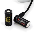 Аккумулятор 16340/CR123 Li-Ion Soshine RCR123USB-3.7-700, microUSB, 700mAh, 2.1A, 4.2/3.7/2.75V, Black
