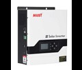 Гибридный инвертор MUST PV18-3224VPM, 3200W, 24V, ток заряда до 60A, 160-275V, MPPT (60А, 30-160 Vdc) бесперебойная работа (автоматическое переключение на батареи либо сеть), настраиваемый ток заряда в зависимости от емкости и ти