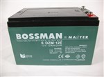 Аккумулятор тяговый 12V 12 Ah BOSSMAN 6-DZM-12Е (под винтик) (151х98х104 мм)