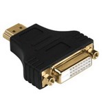 Переходник HDMI(Male) -> DVI(Female), позолота