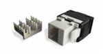 Модуль Brunt (BT-8018-C5E) RJ-45 cat.5e, UTP, KeyStone, безинструментный, LSA Block, 2 side cover de