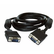 Кабель VGA 1,8m Atcom DE-15Hd 1080P 3+9 с 2-я ферритовыми кольцами, Blue/Black