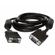 Кабель VGA 1,8m Atcom  DE-15Hd 1080P 3+9 с 2-я ферритовыми кольцами, Blue/Black