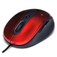 Мышь DeTech DE-5053G Rubber Shiny Red, USB