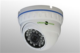 Камера видеонаблюдения купольная IP камера Green Vision GV-003-IP-E-DOSP14-20