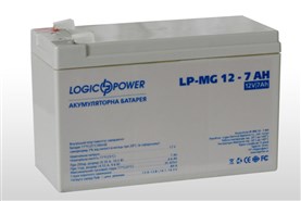 Аккумулятор мультигелевый 12V 7Ah LogicPower LP-MG 12-7