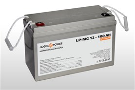 Аккумулятор мультигелевый 12V 100Ah LogicPower LP-MG 12-100