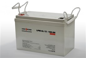 Аккумулятор гелевый 12V 100 Ah LogicPower LPM-GL 12-100