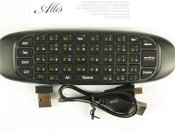 Пульт для телевизора с клавиатурой Rii mini i9 RT-MWK9, Black, Airmouse Original