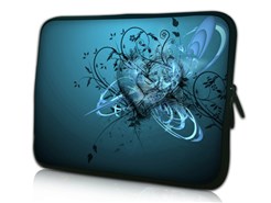 Чехол для планшета/нетбука 12.2 гламур HQ-Tech H356 Абстракция сердце, неопреновый 30x23,5см