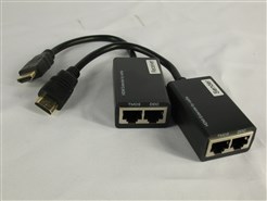 Удлинитель HDMI сигнала двум витым парам до 30м cat5e/6e