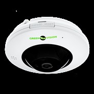 Камера видеонаблюдения купольная IP Green Vision GV-076-IP-ME-DIS40-20 (360) POE
