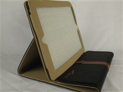 Чехол для iPad 9.7 LF-570BK кожзам, черный, размеры: 25.5*20*2.6