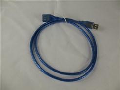 Удлинитель USB 2.0 0,8m AM/AF, Blue