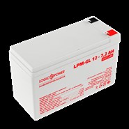 Аккумулятор гелевый 12V 7,2 Ah LogicPower LPM-GL 12-7,2