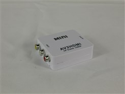 Конвертер 3RCA (AV-выход - тюльпаны) на HDMI (мама) с доп питанием
