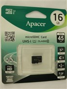 Micro SD card 16Gb Apacer class 10 UHS-1 (AP16GMCSH10U1-RA)