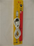 Кабель Micro USB2.0 5P/AM 1м, Ninja GF-008, White, BOX, кабель для зарядки смартфонов