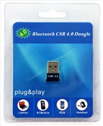 Адаптер Bluetooth USB 2.0 v4.0 HQ-Tech BT4-S1, Extra Slim, Qualcomm CSR8510