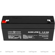Аккумулятор 6V 2,8 Ah LogicPower LPM-6-2.8 AH