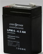 Аккумулятор 6V 5,2 Ah LogicPower LPM 6-5.2 AH