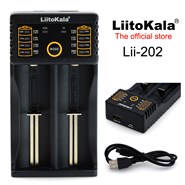 Зарядное устройство, Powerbank, от USB, Liitokala Lii-202, Ni-Mh/Li-ion/Li-Fe/LiFePO4, LED, Box