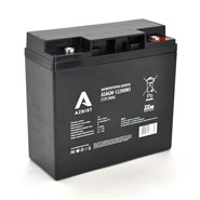 аккумулятор 12V 20 Ah Azbist ASAGM-12200M5, AGM, Black Case