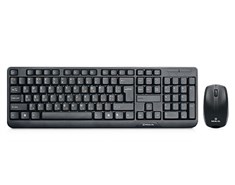 Клавиатура и мышь беспроводные REAL-EL Standard 555 Kit Wireless, black, USB