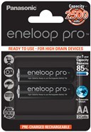 Аккумулятор AA/(HR6) Panasonic Eneloop Pro BK-3HCDE/2BE, 2500mAh, LSD Ni-MH, блистер 2шт, цена за уп, Japan ориг 100%