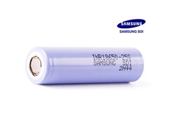 Аккумулятор 18650 Li-Ion Samsung INR18650-25S, 2500mAh, 30A, 4.2/3.6/2.5V, cyan