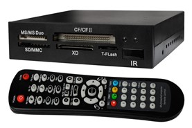 Картридер LogicPower (LF - X06D-IR) 3.5 Int. With IR remote control